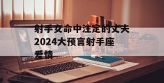 射手女命中注定的丈夫2024大预言射手座爱情