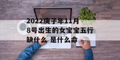 2022庚子年11月8号出生的女宝宝五行缺什么 是什么命