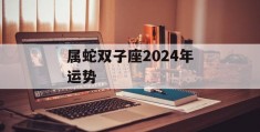 属蛇双子座2024年运势