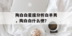 陶白白星座分析白羊男，陶白白什么梗？