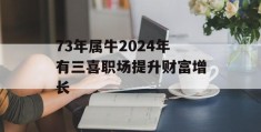 73年属牛2024年有三喜职场提升财富增长