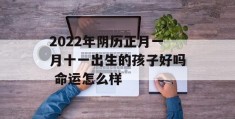 2022年阴历正月一月十一出生的孩子好吗 命运怎么样